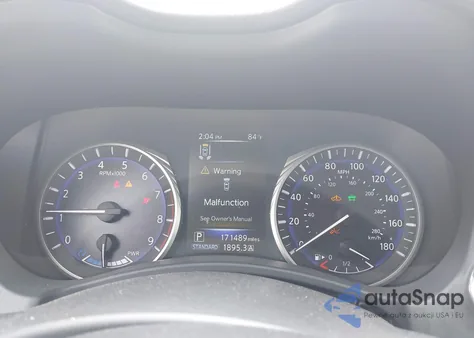 2014 Infiniti Q50 Hybrid Premium z USA, uszkodzony, nr VIN JN1AV7AR1EM703041